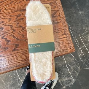 NIB LLBean shearling insoles